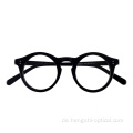Das neueste benutzerdefinierte Logo Fancy Retro Acetat Optische Brille Frames